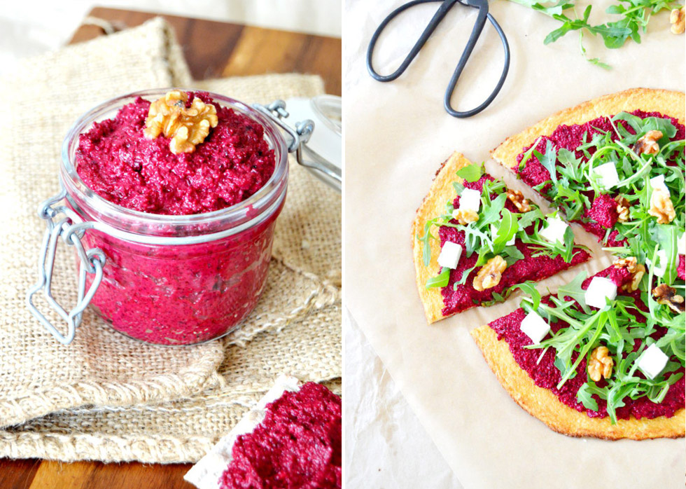 Veggie Beet Pizza