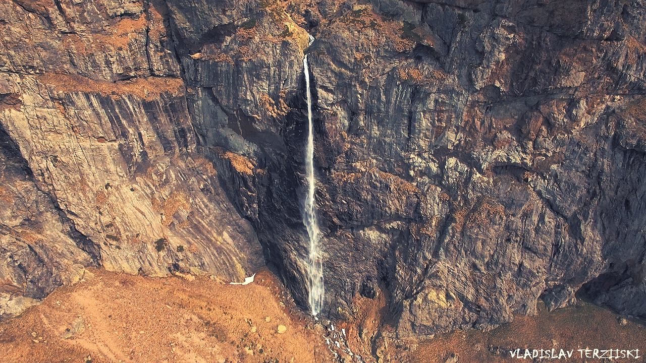 Waterwall in Bulgaria by Drone